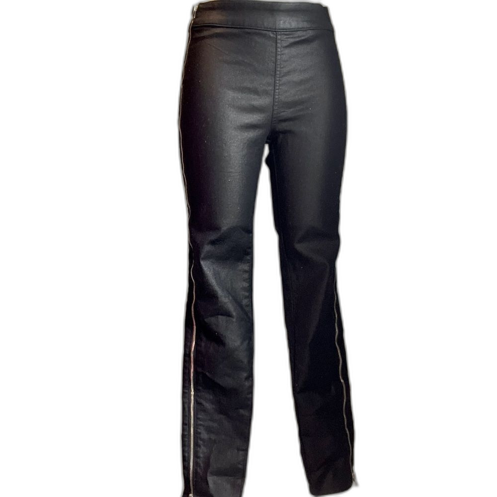 Marciano Los Angeles Skinny Black Pants-Side Zippers -Size 27
